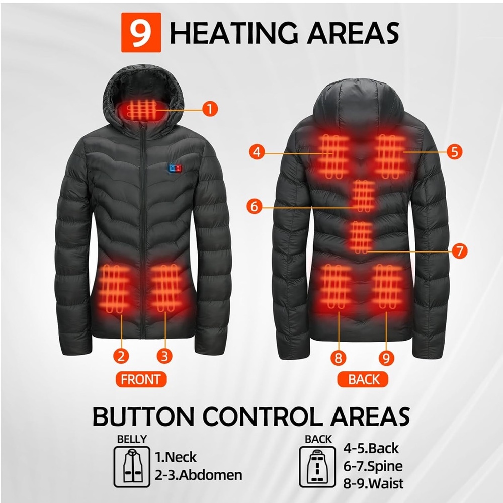 Qtree Intelligence Heated Jacket Women’s Size Sma… - image 1